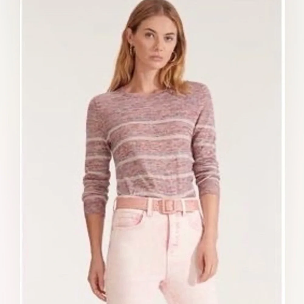 Veronica Beard Henderson Linen Blend Sweater Size XS